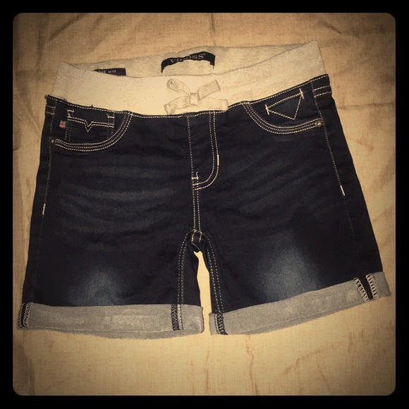 Vigoss Other - Girl's Mid Rise Stretch Denim Cuffed Shorts